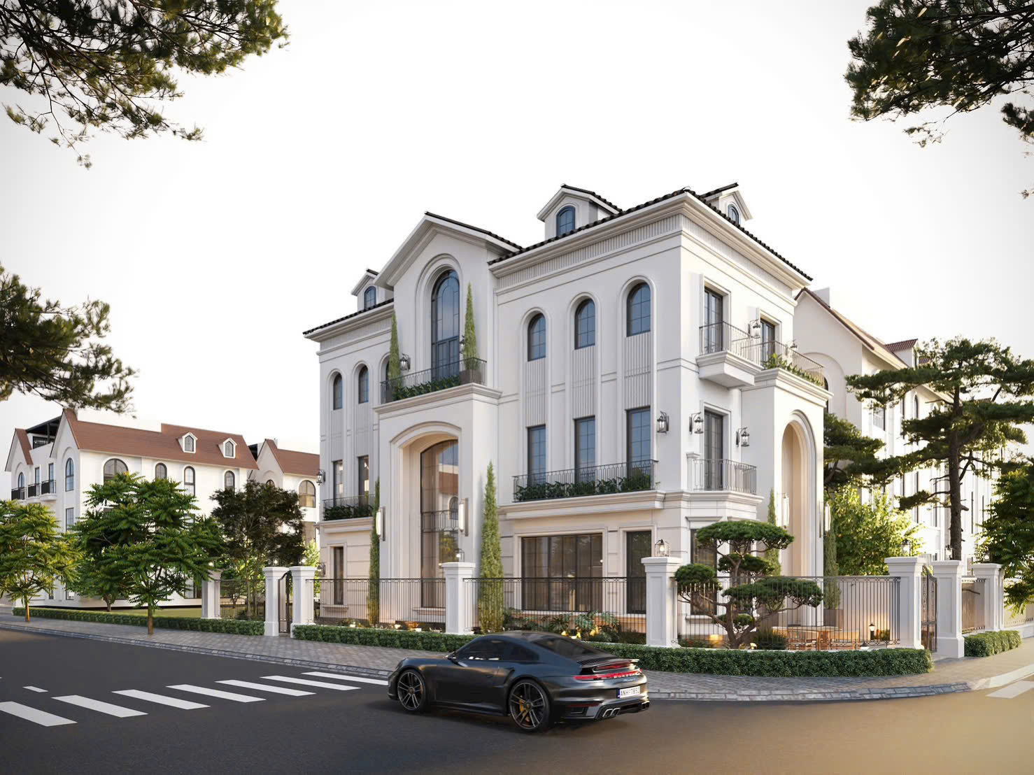 Cửa nhôm Aluprof MB86 MB79 tại biệt thự Hoa Lan Vinhomes Riverside