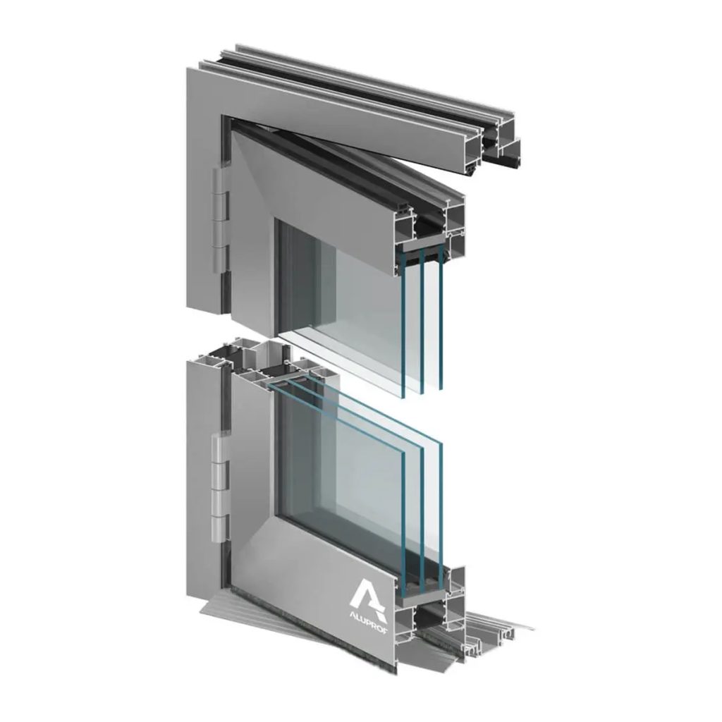 Cửa nhôm Aluprof MB-86 với hệ cầu cách nhiệt